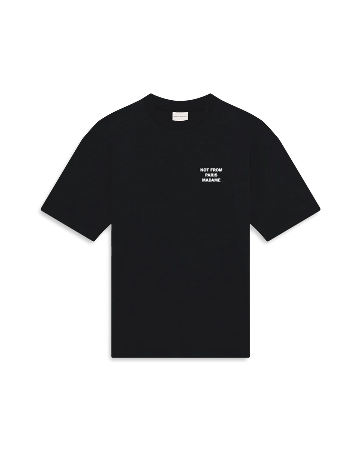 DRÔLE DE MONSIEUR T-SHIRT SLOGAN NOIR