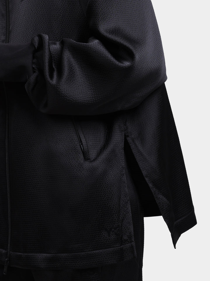 Y-3 TECH SEERSUCKER ZIP HOODIE