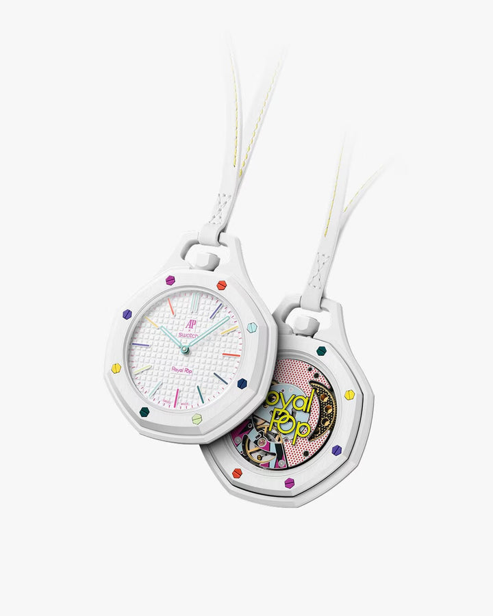 AP X SWATCH ROYAL POP HUIT BLANC