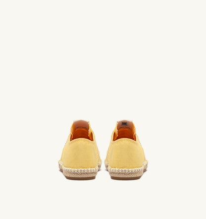AUTRY SANDY ESPADRILLES IN PASTEL YELLOW CANVAS