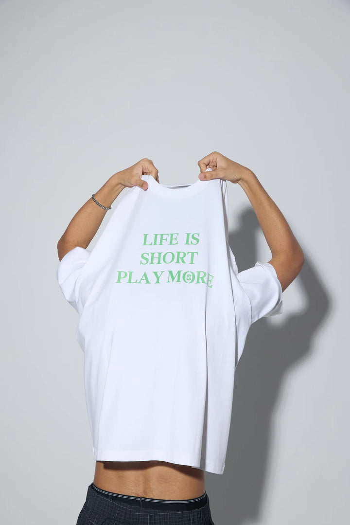 SEGUNDA "LIFE IS GOOD" TEE WHITE