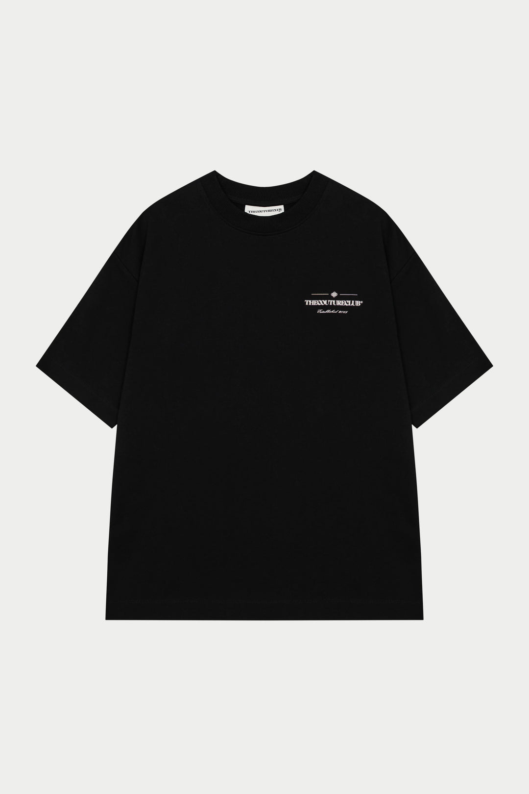 COPYRIGHT MULTI GRAPHIC T-SHIRT BLACK