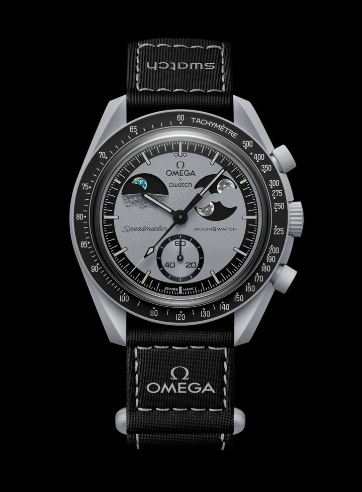 Swatch x Omega Bioceramic Mission To Earthphase SO33M700 שעון אומגה בשיתוף פעולה עם סווטש