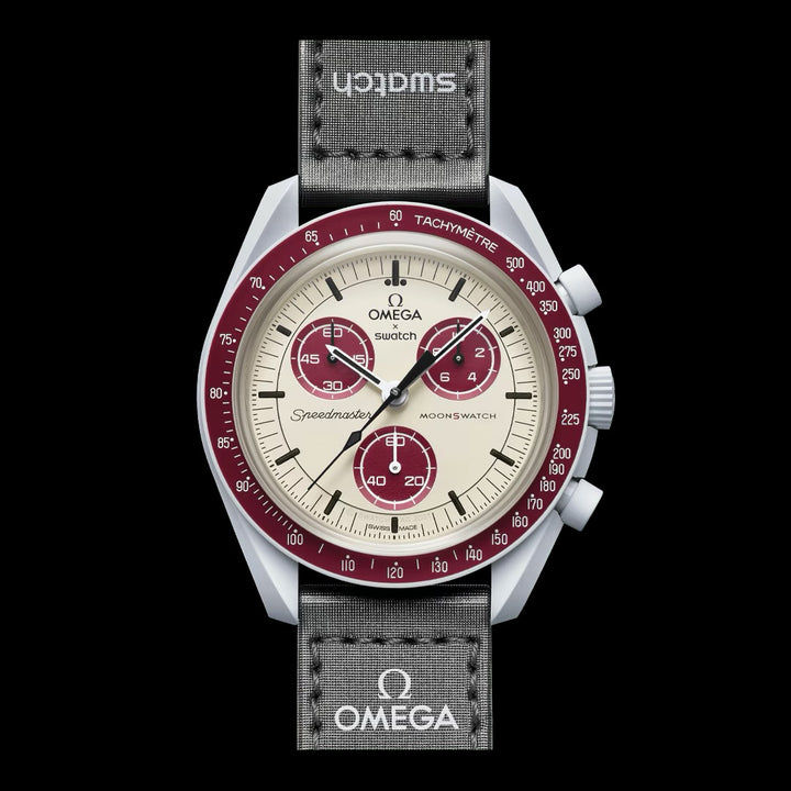 Swatch x Omega Bioceramic Moonswatch Mission to Pluto SO33M101