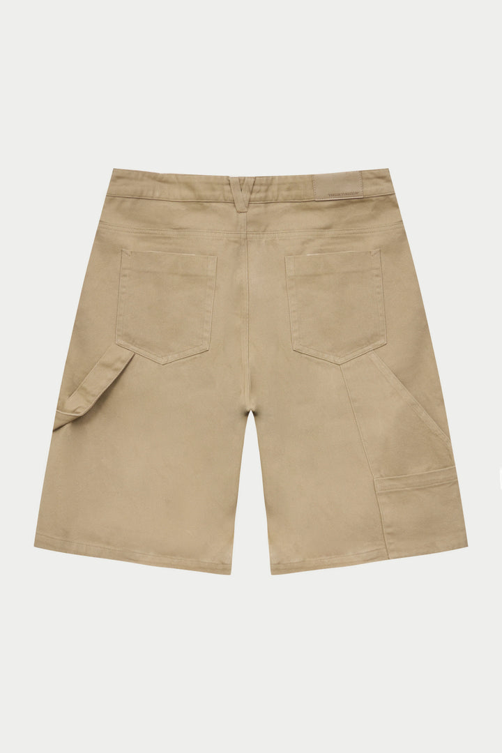 TWILL CARPENTER SHORTS BEIGE
