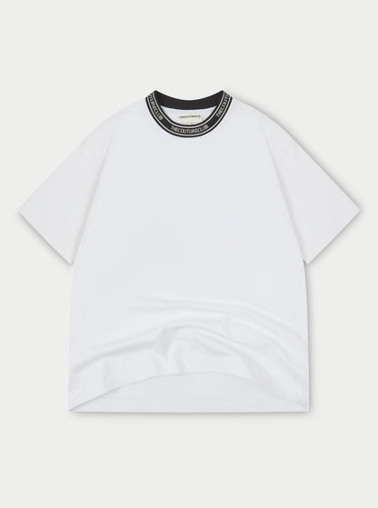 JACQUARD COLLAR T-SHIRT