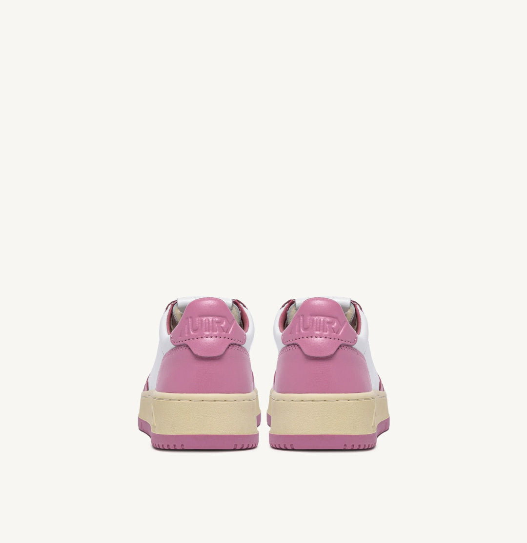 AUTRY SNEAKERS MEDALIST LOW SNEAKERS BICOLOR IN WHITE AND POLIGNAC LEATHER