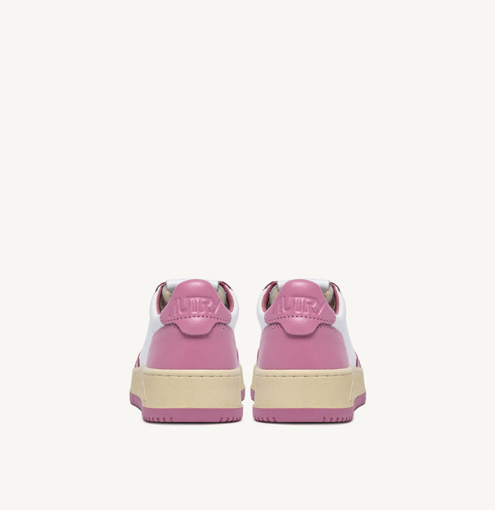 AUTRY SNEAKERS MEDALIST LOW SNEAKERS BICOLOR IN WHITE AND POLIGNAC LEATHER