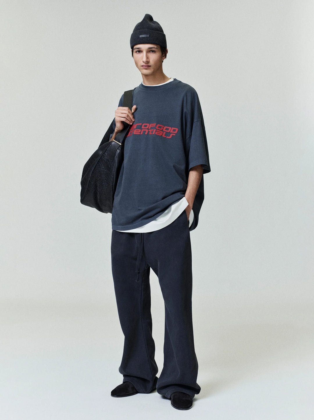 ESSENTIALS FEAR OF GOD 90S TEE IRON GREY