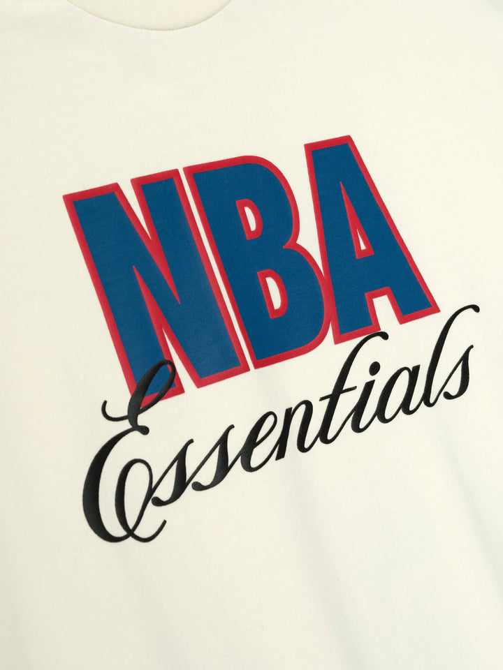 ESSENTIALS NBA 90S TEE CREAM WHITE