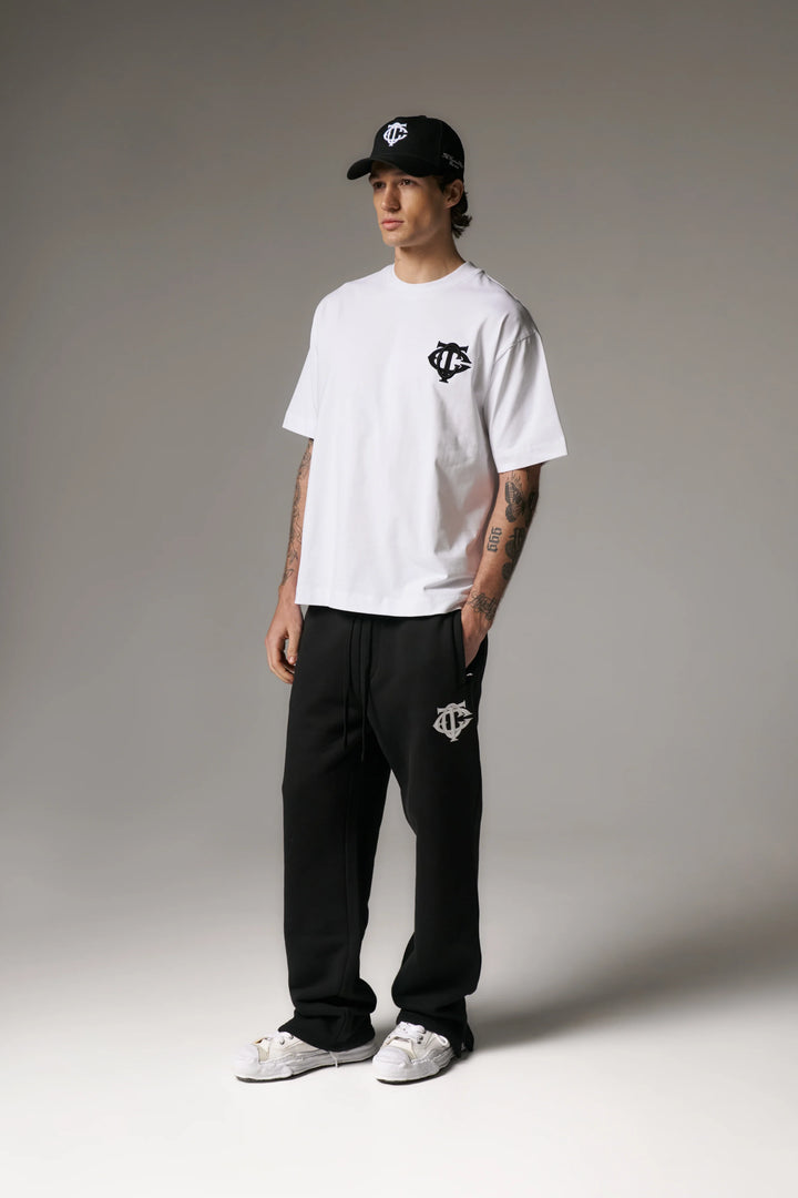 MONOGRAM EMBLEM T-SHIRT WHITE
