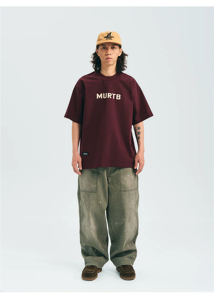 VINTAGE WASHED SPLASH INK CARGO PANTS GREEN