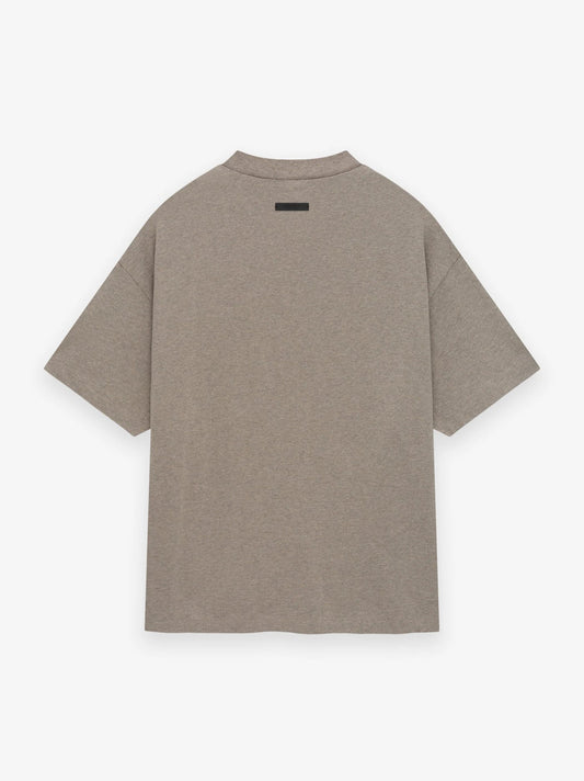 JERSEY CREWNECK TEE HEATHER GRAY