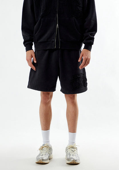 UFC Frayed Lettering Fleece SweatShorts