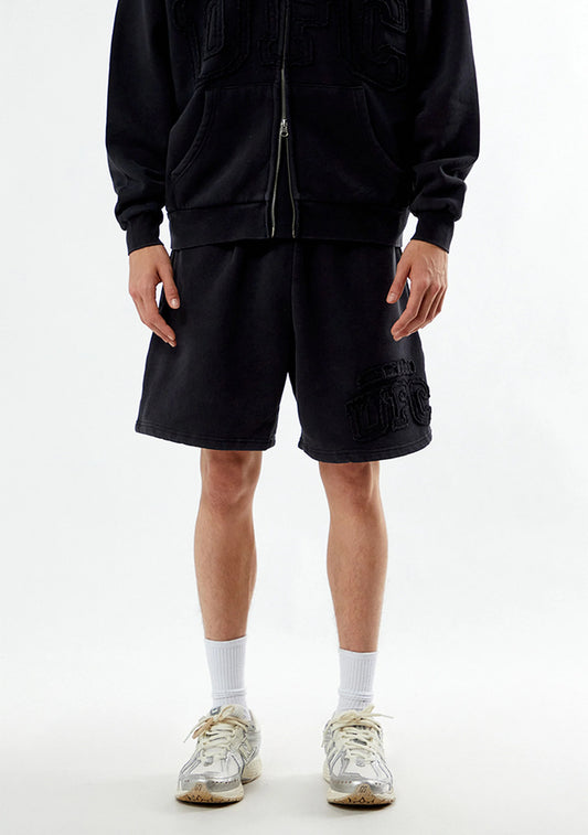 UFC Frayed Lettering Fleece SweatShorts