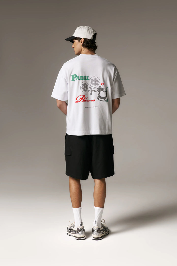 PADEL & PALOMAS T-SHIRT WHITE