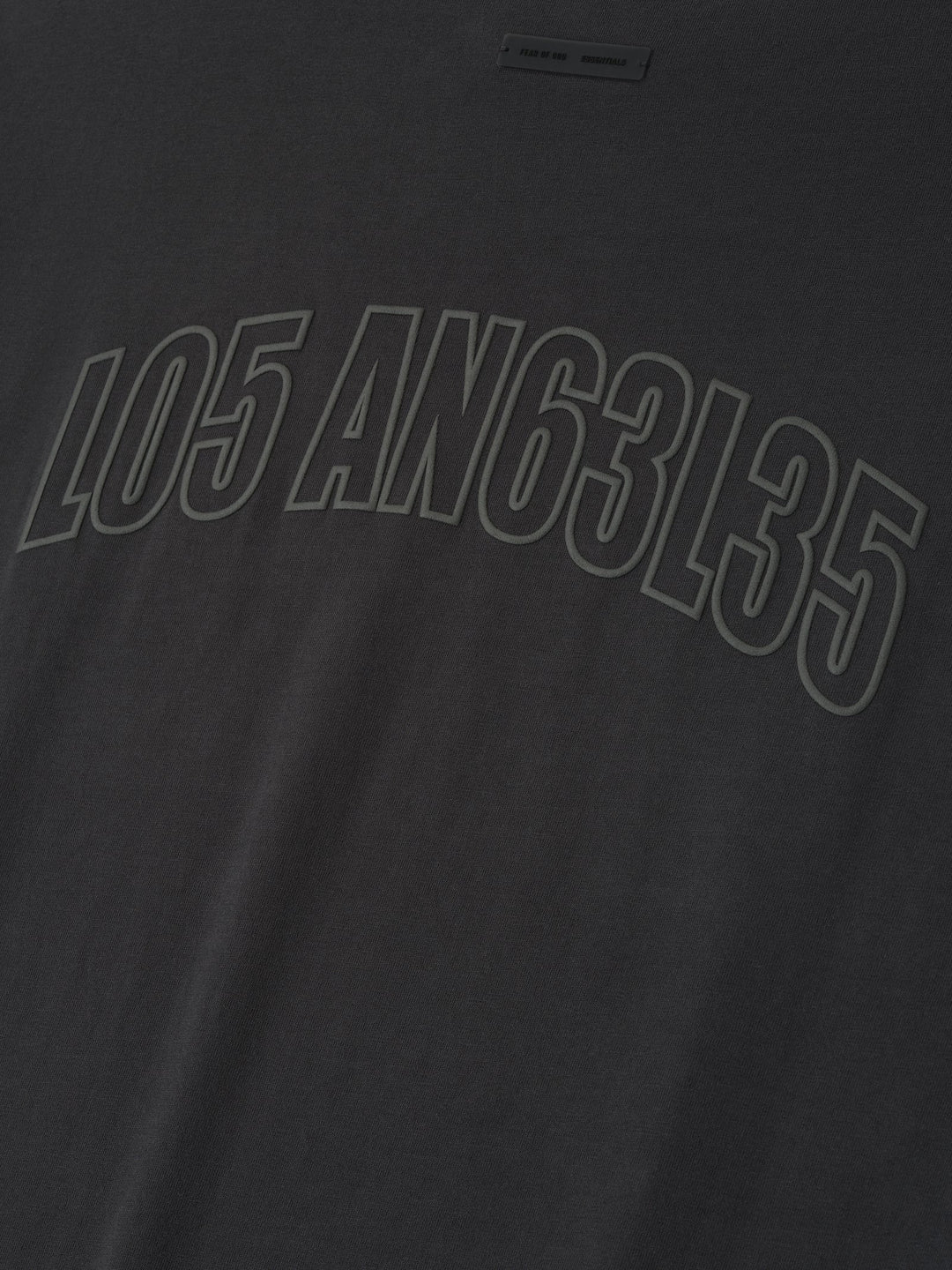 ESSENTIALS Los Angeles 90s Tee Vintage Black
