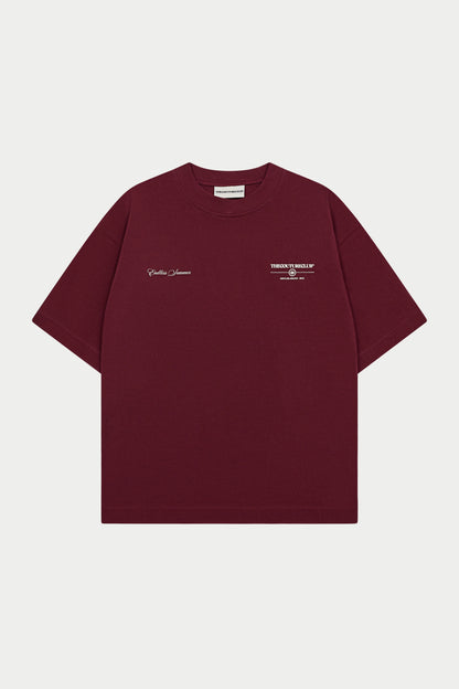 ENDLESS SUMMER GRAPHIC T-SHIRT BURGUNDY