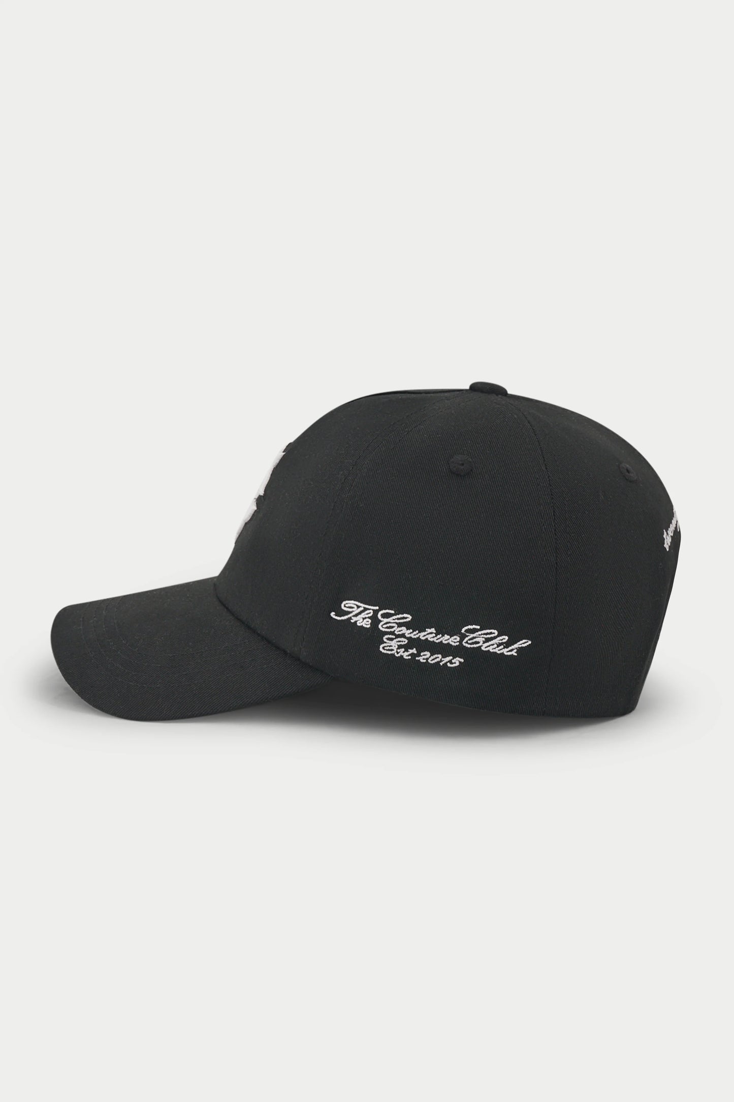 MONOGRAM EMBLEM CAP BLACK