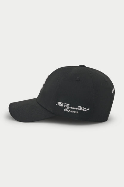 MONOGRAM EMBLEM CAP BLACK