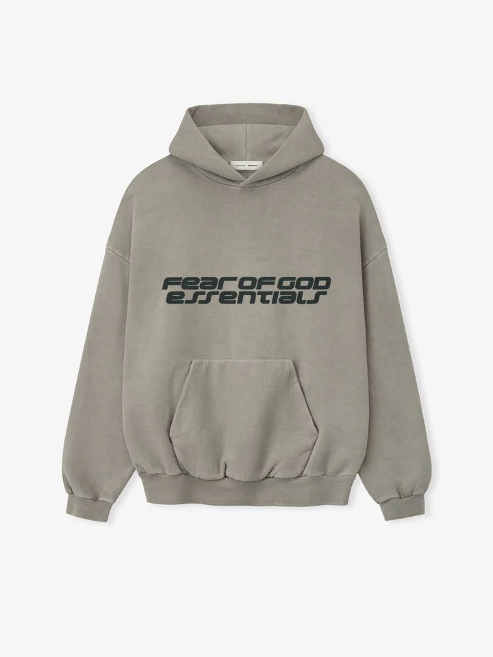 ESSENTIALS Smoke Grey '90s Fleece Hoodie