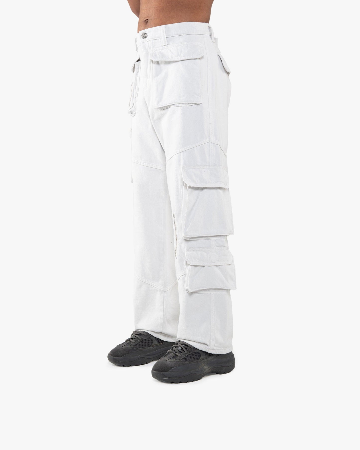 Vicinity ASYMETRICAL CARGOPANTS LIGHT GREY