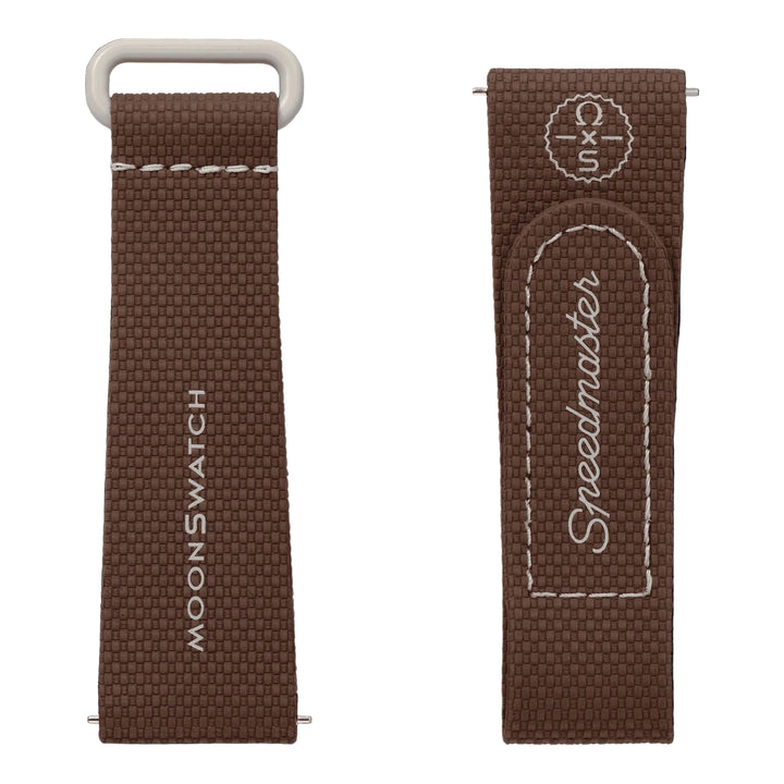 MOONSWATCH BROWN/BEIGE RUBBER