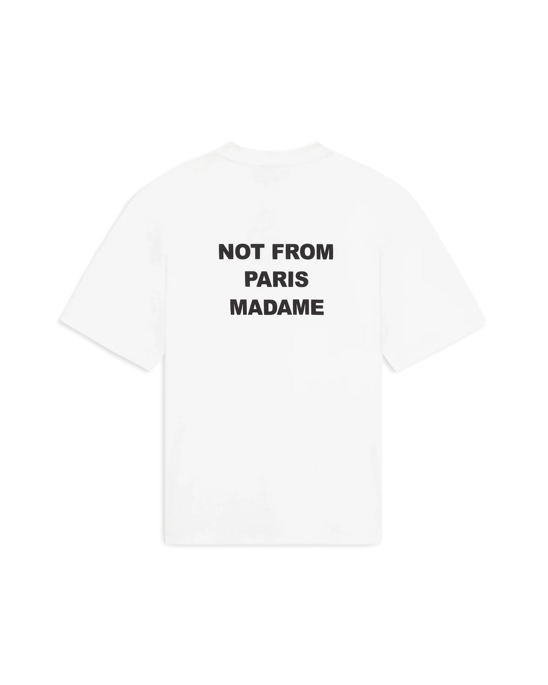 DRÔLE DE MONSIEUR T-SHIRT SLOGAN BLANC