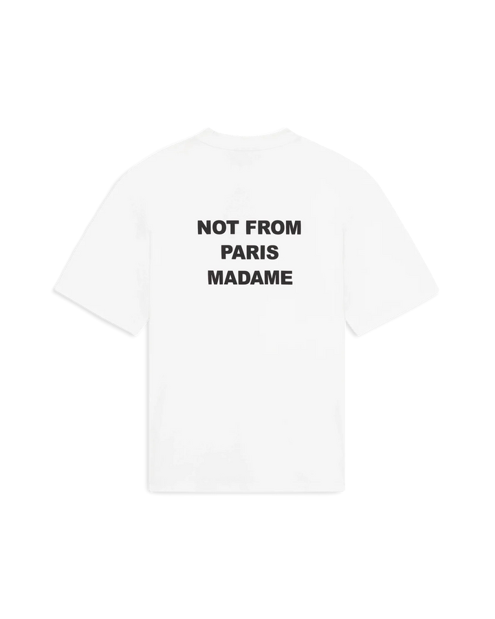 DRÔLE DE MONSIEUR T-SHIRT SLOGAN BLANC