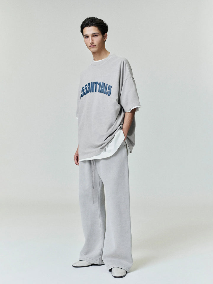 ESSENTIALS New York 90s Tee - Smoke Grey