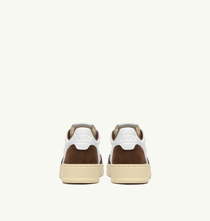 AUTRY SNEAKERS MEDALIST LOW SNEAKERS IN WHITE LEATHER AND TUNDRA SUEDE AULM - FT05