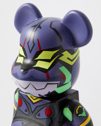 MEDICOM TOY. Evangelion Unit 1 "New Paint Version" BE@RBRICK 100% and 400% figure set.
