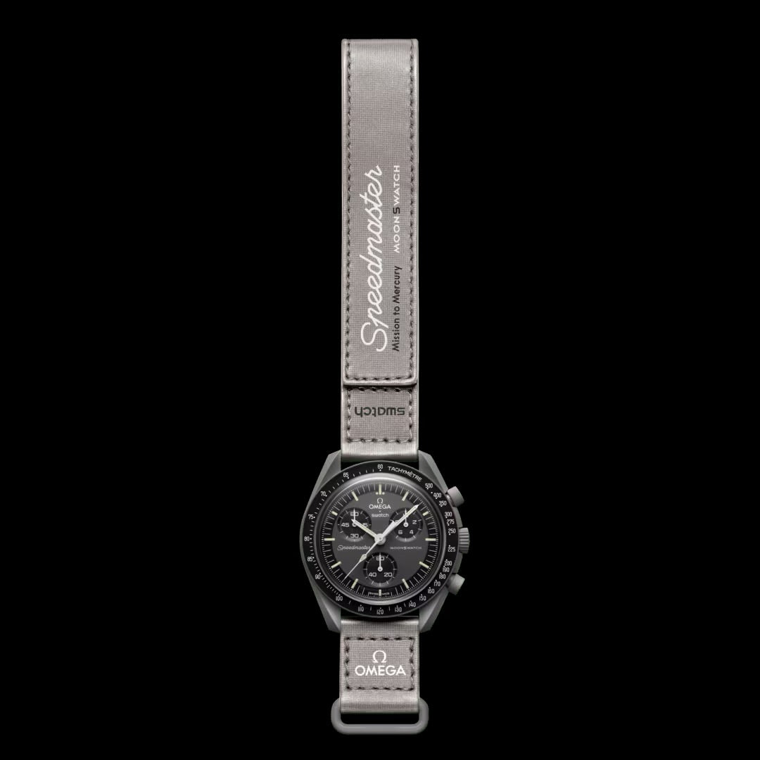 Swatch x Omega Bioceramic Moonswatch Mission to Mercury SO33A100 שעון אומגה בשיתוף פעולה עם סווטש