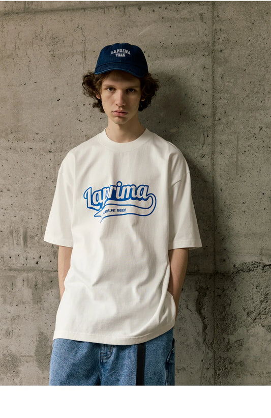 VARSITY LOGO PRINT TEE