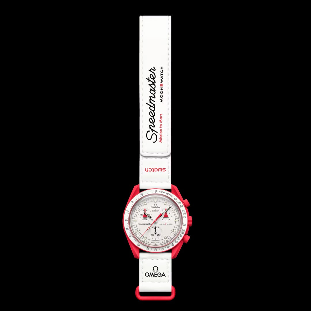 Swatch x Omega Bioceramic Moonswatch Mission to Mars SO33R100