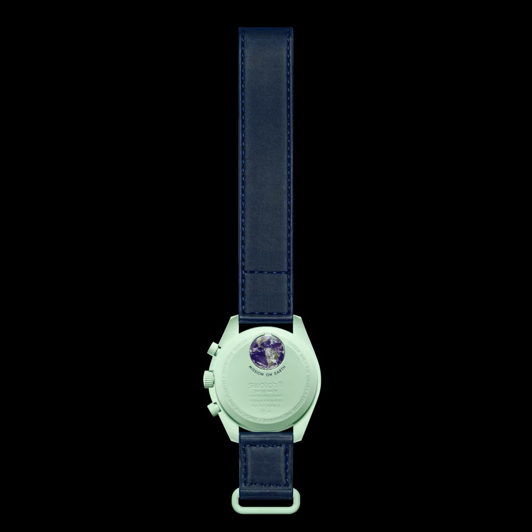 Swatch x Omega Bioceramic Moonswatch Mission to Earth SO33G100