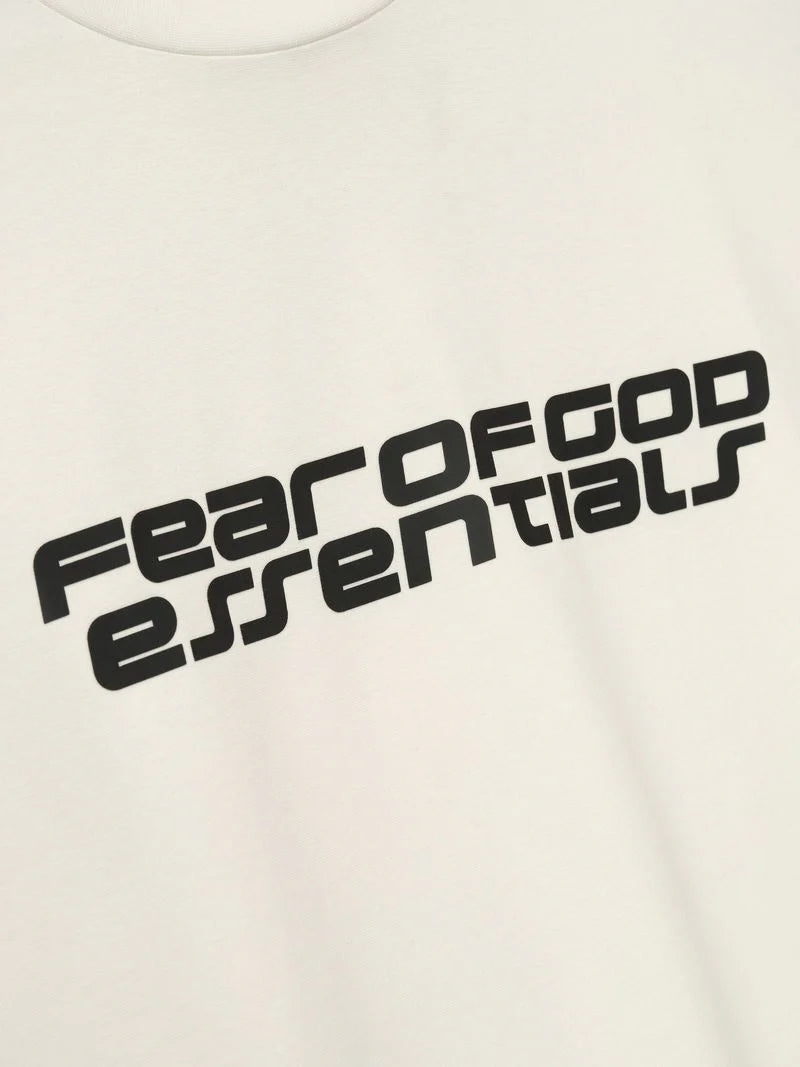 ESSENTIALS Ponte 90s Tee Ivory
