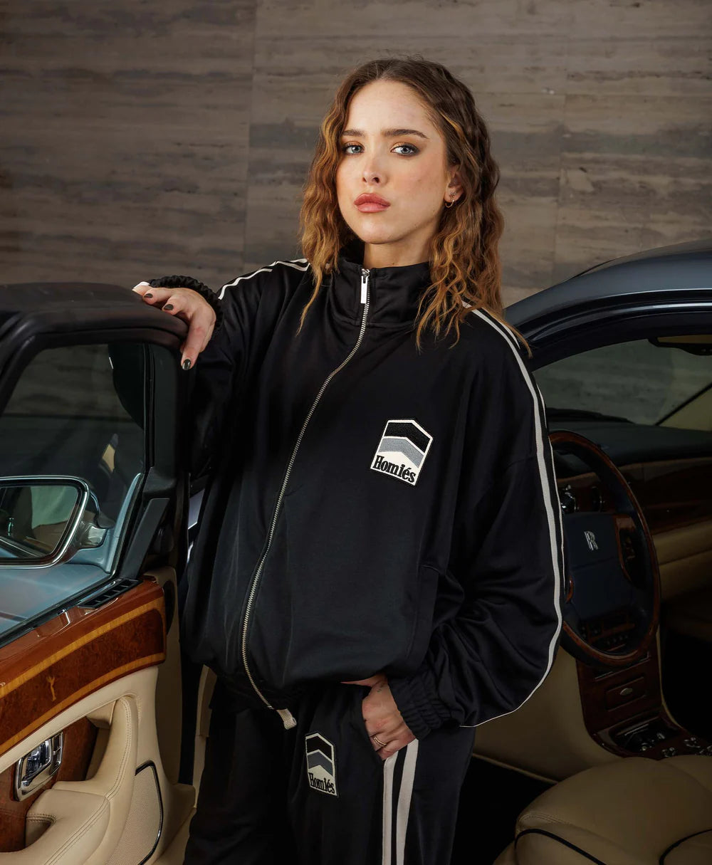 RACING TRACK JACKET BLACK