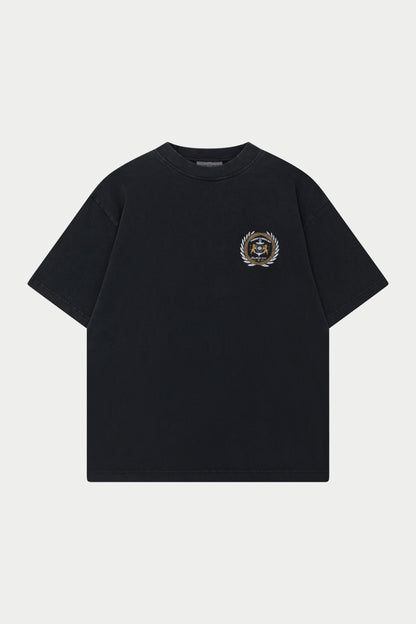 YACHT CLUB GRAPHIC T-SHIRT WASHED BLACK