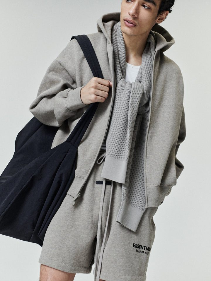 ESSENTIALS SS26 CLASSIC SWEAT-SHORT HOMESTEAD HEATHER