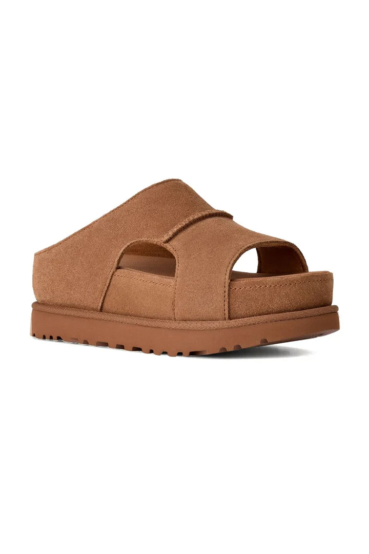 כפכפי זמש חומים UGG GOLDENSTAR Hi Cutou