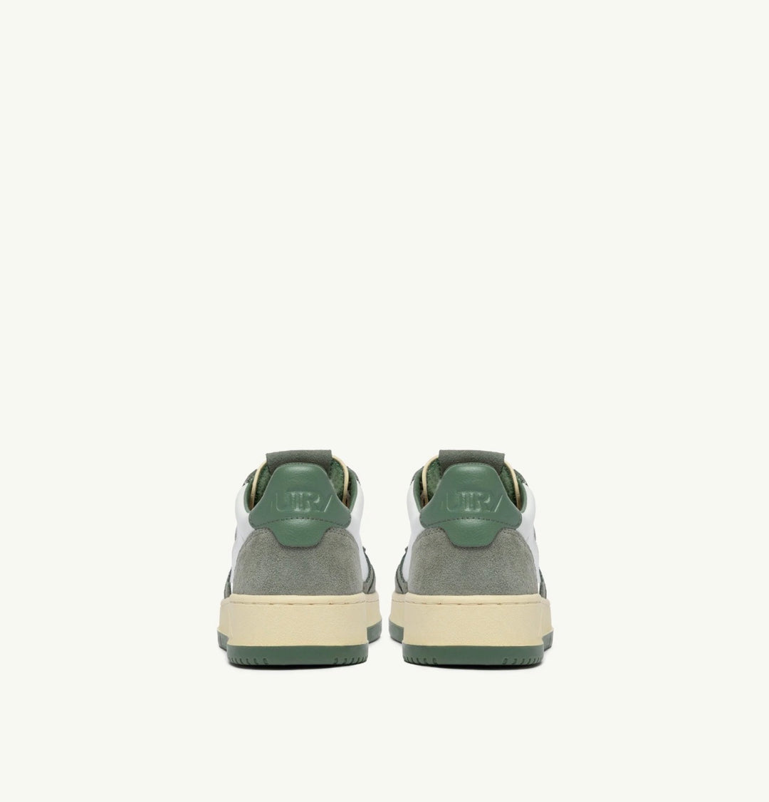 AUTRY SNEAKERS MEDALIST LOW SNEAKERS IN MILITARY AND SEA SPAY SUEDE AND LEATHER AULM - BW02