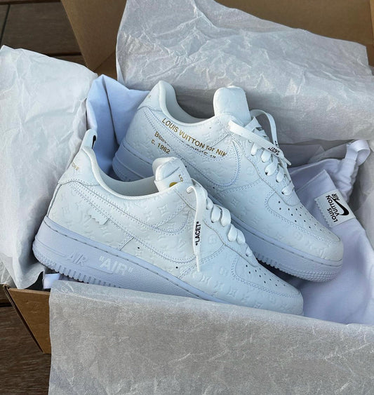 Louis Vuitton Nike Air Force 1 Low By Virgil Abloh White