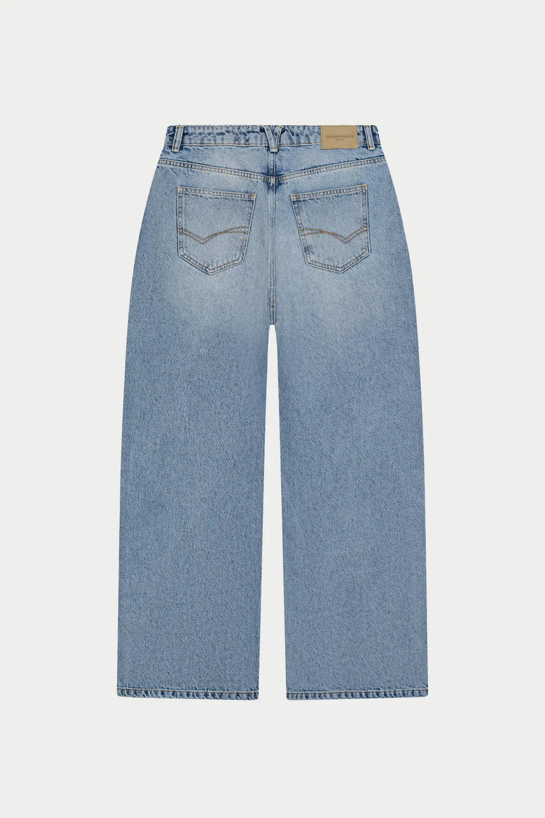 SKATER JEANS MID STONE WASH
