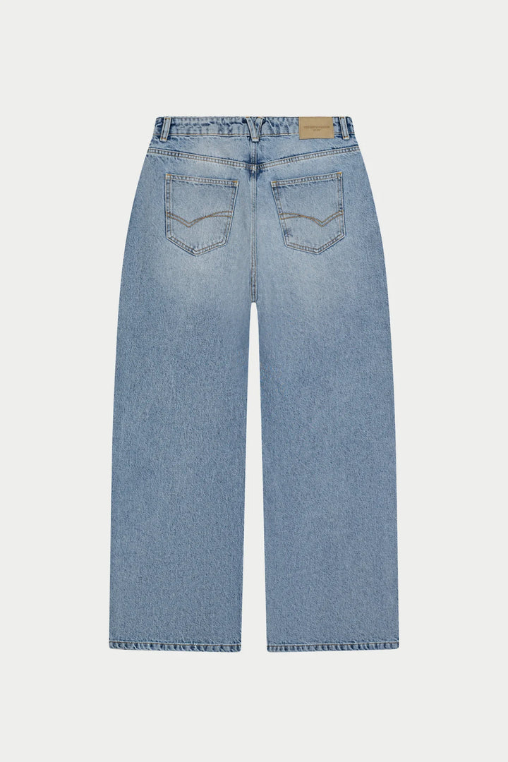 SKATER JEANS MID STONE WASH