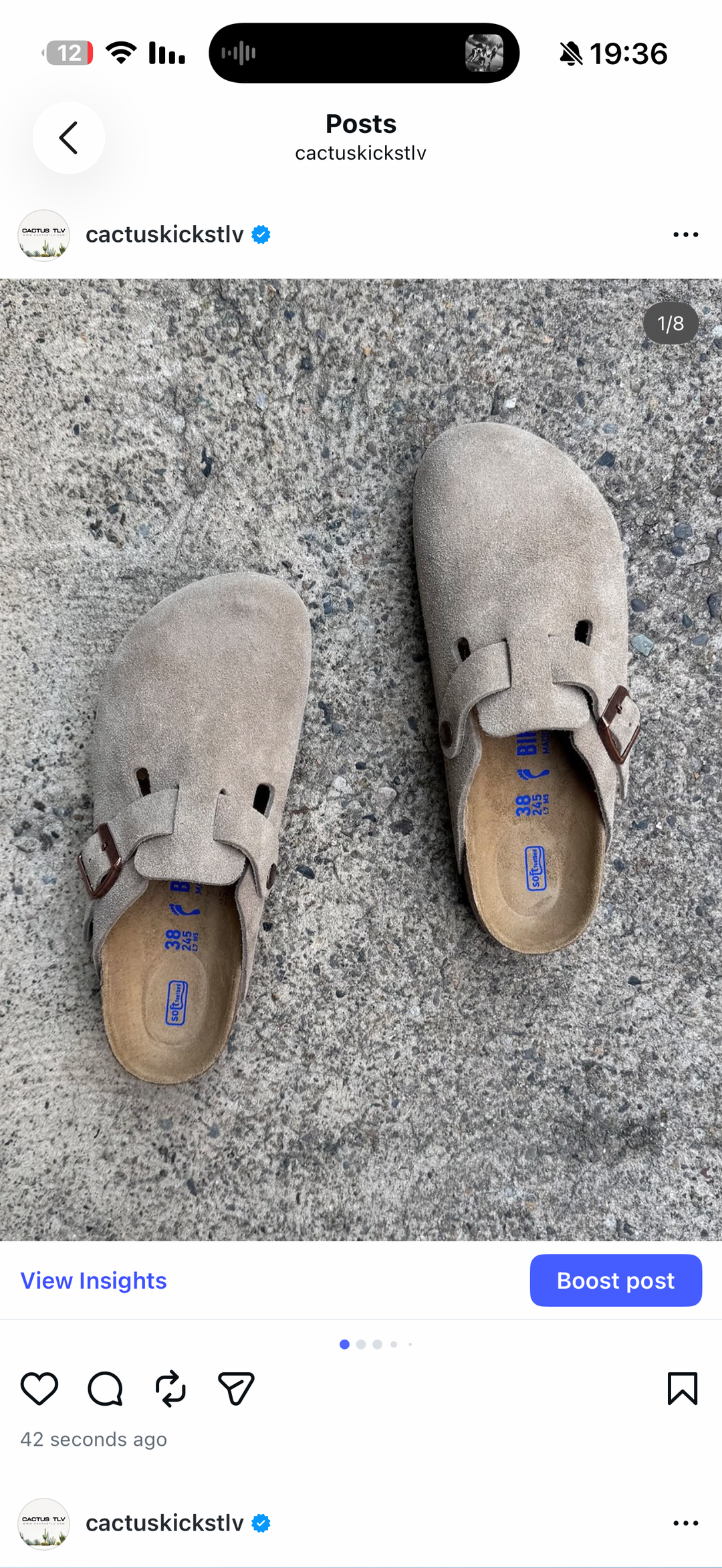 BIRKENSTOCK BOSTON BS TAUPE