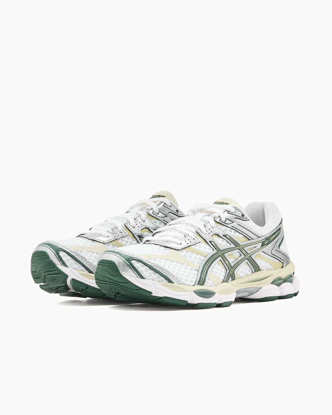 ASICS GEL-CUMULUS™ 16 WHITE / FOREST NIGHT LOW TOP SNEAKERS