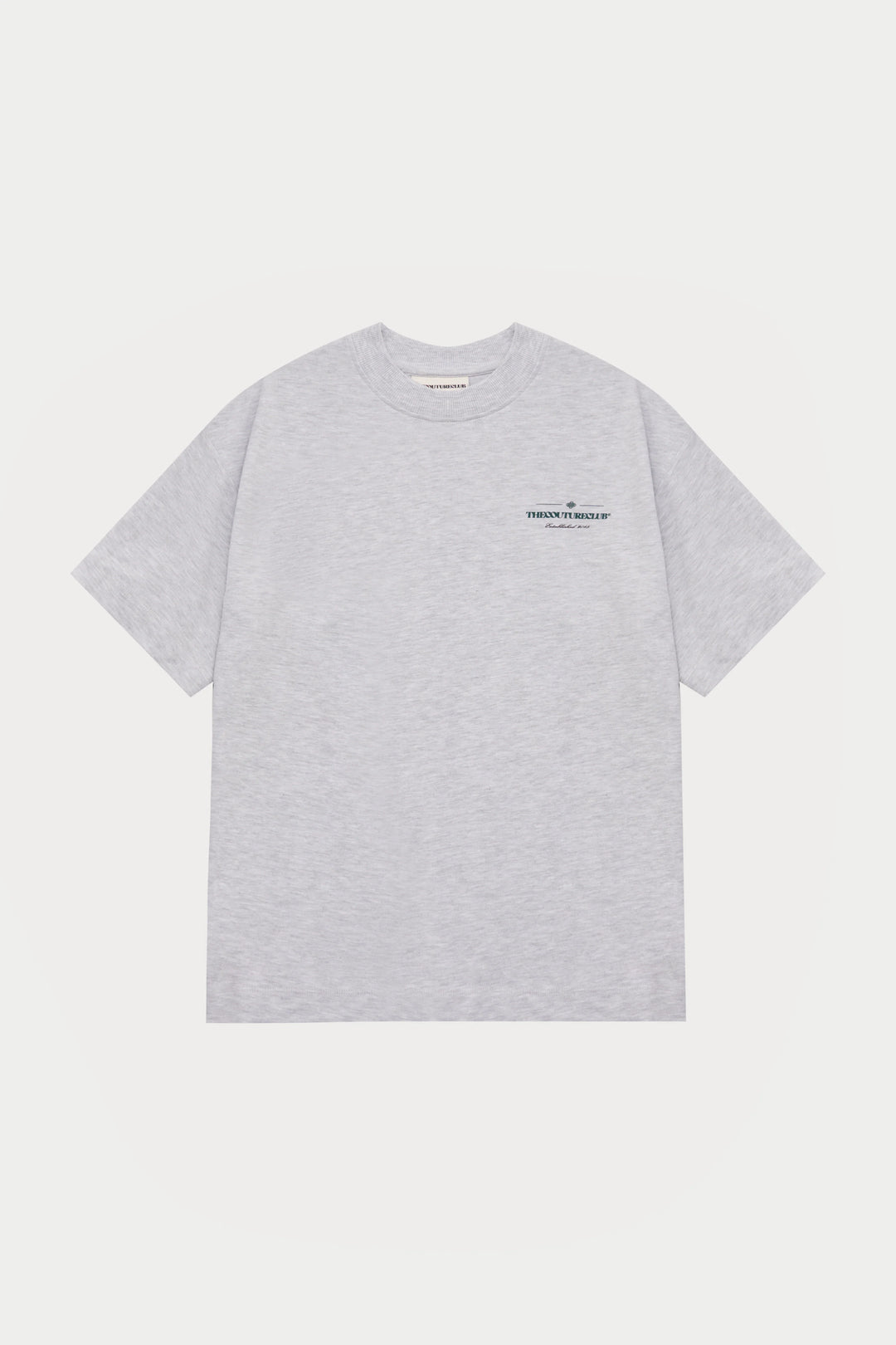 COPYRIGHT MULTI GRAPHIC T-SHIRT GREY MARL