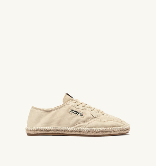 AUTRY SANDY ESPADRILLES IN IVORY CANVAS