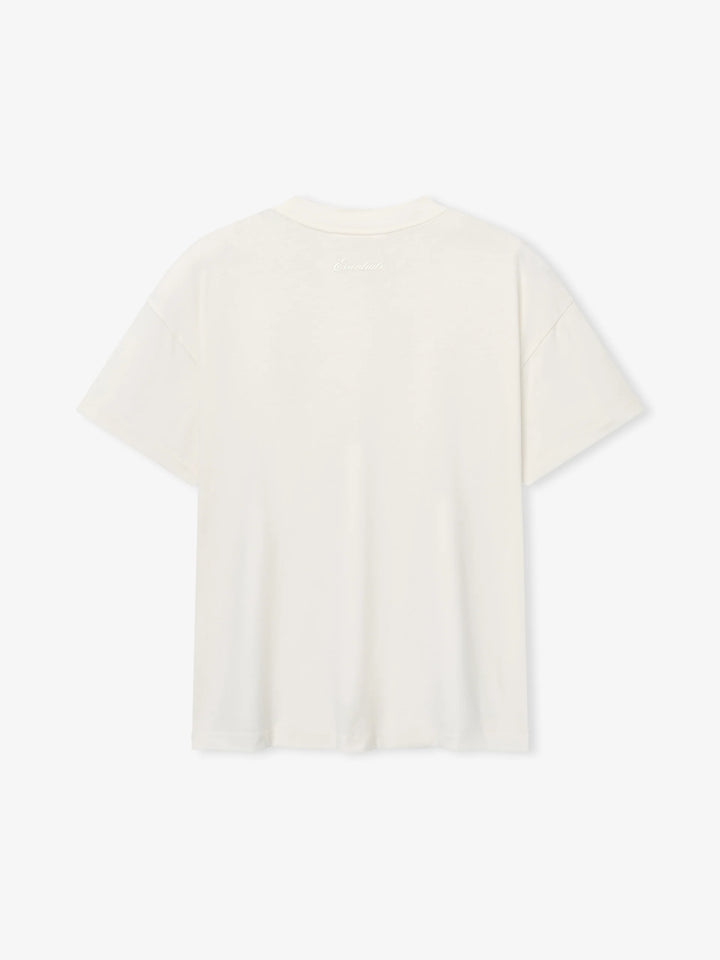ESSENTIALS SIGNATURE ESSENTIAL TEE IVORY